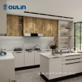 Modern smart kitchen with seating electric kitchen set
